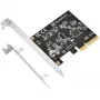 Paplašināšanas karte SILVERSTONE SST-ECU07 USB 3.0 PCIe — PCI Express USB 3.0 adapteris