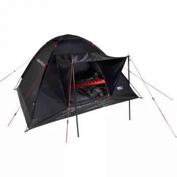 Piramīdas telts High Peak Beaver 3 3 personām ciets rāmis ūdensizturīgs 150 cm