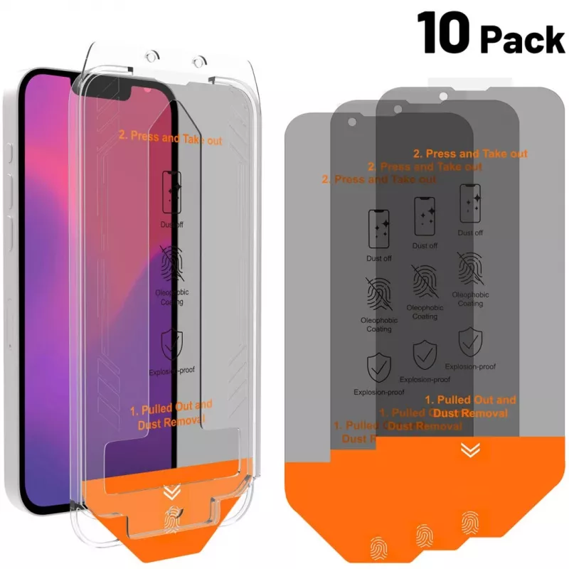 4smarts Second Glass Privacy ekrāna aizsargstikls Apple iPhone 13 13 Pro 14 16e rūdīta stikla