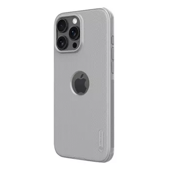 Aizsargtelefona maciņš Nillkin Super Frosted Shield Pro iPhone 16 Pro, pelēks, ciets plāns vāciņš