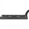 Radiators SILVERSTONE SST-XE360PDD 360mm ūdens dzesēšana, melns/sudraba