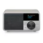 Galda radio Sangean DDR-7 Glacier Silver ar digitālo uztvērēju un Bluetooth