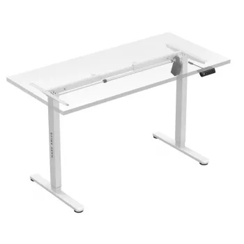 Elektriski regulējams galds Mark Adler MA-XENO 2.1 balta — tērauda rāmis, 90×58 cm, augstums 72–118 cm, maks. slodze 80 kg