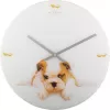 NeXtime klok 8136 Puppy, Ø43 cm, Siena, Balts/Bēšs