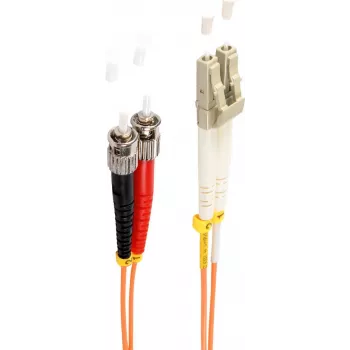 shiverpeaks BS77942 optiskās šķiedras kabelis 2 m LC ST OM2 oranžs (BS77942)