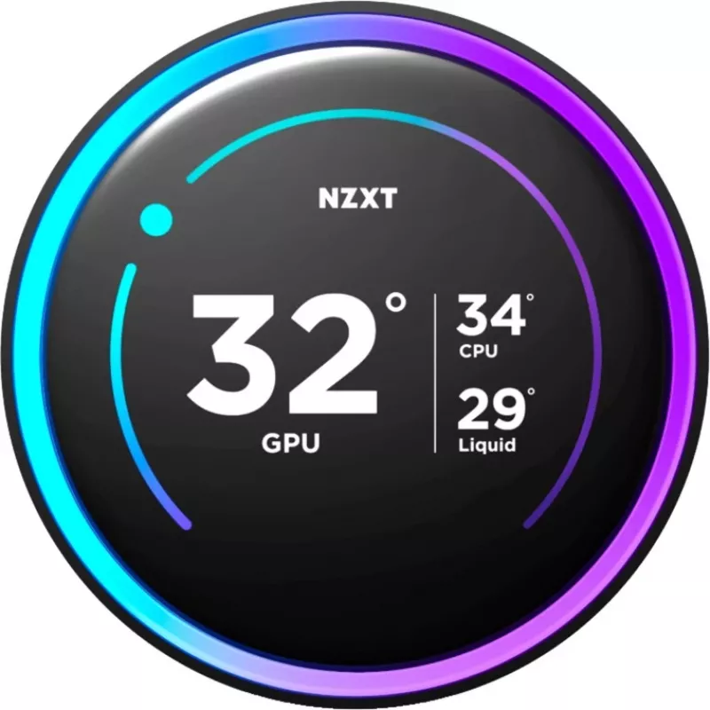 NZXT KRAKEN Elite V2 240 šķidruma dzesēšanas displejs, melns, RL-KN24E-B2 (RL-KN24E-B2)
