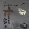 LED Neona Zīme MANTA SNL103WH — Zirga motīvs, balta