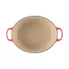 Le Creuset Signature ovāls cepešpanna ķiršu krāsā 40 cm