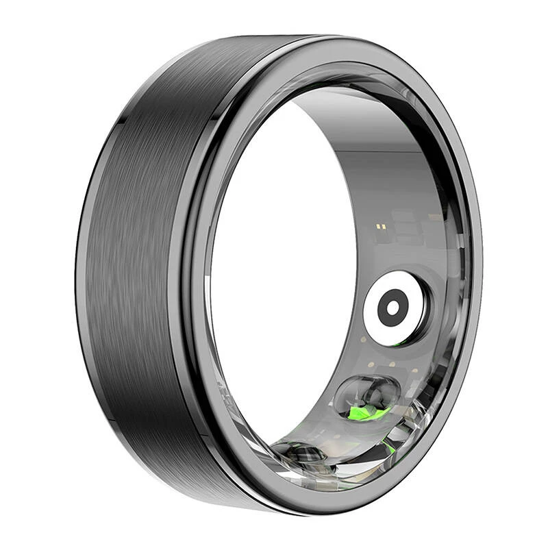 Viedais gredzens Colmi R03 18.9 mm izmērs 9 melns — valkājama veselības un paziņojumu ierīce