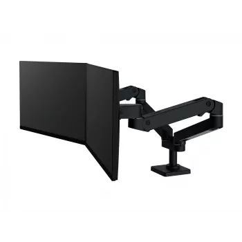Ergotron LX Pro - Montāžas komplekts (divu roku) - modulārs - 2 LCD displejiem - blakus - alumīnijs - melns - Ekrāna izmērs: līdz 68,6 cm (līdz 27 collām) (45-686-292)