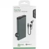 4Smarts ārējais akumulators VoltHub Pro 10000mAh 22,5W ar Quick Charge, PD gunmetal *Select Edition*