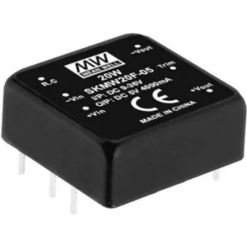 Strāvas adapteris MEAN WELL SKMW20G-03 20W Ieeja 18-75V