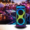 Pārnēsājams skaļrunis MANTA SPK0601B100, 100 W, Bluetooth, karaoke, bezvadu mikrofons, baterija, ekvalaizers, disko apgaismojums