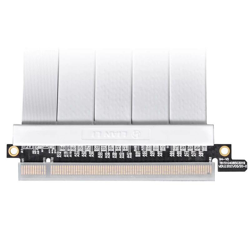 Lian Li PW-PCIV-4-90W PCIe 4.0 paaugstinājuma kabelis 900 mm balts