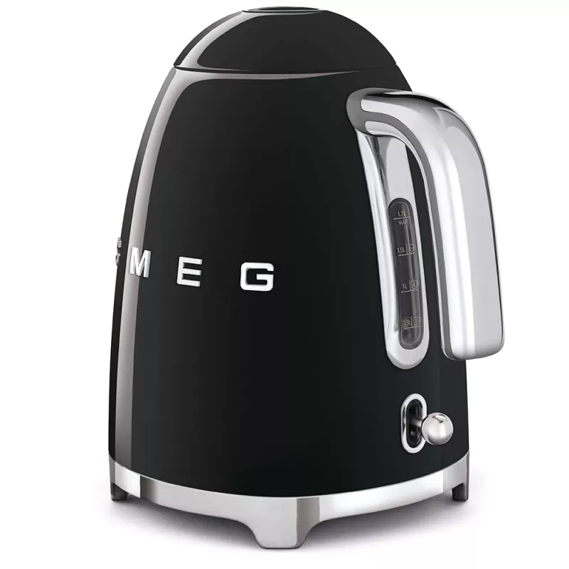Tējkanna Smeg KLF03BLEU Nerūsējošais tērauds Plastmasa 2400 W Melna 1,7 L