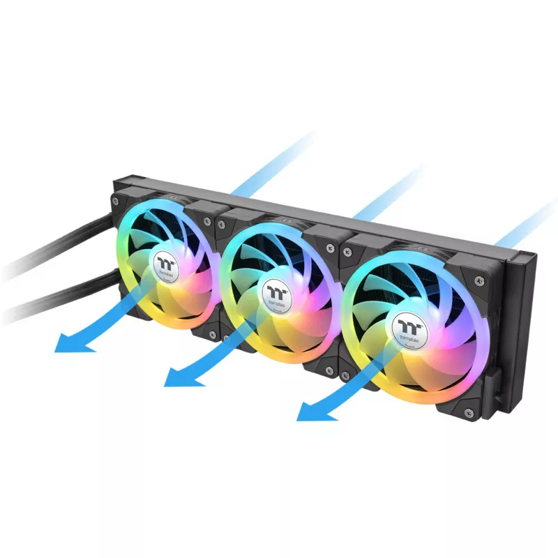 Šķidruma CPU dzesētājs THERMALTAKE MAGFloe 420 Melns 420 mm radiators