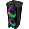 Portatīvais skaļrunis SVEN PS-950, melns, jauda 2x80W (RMS), TWS, Bluetooth, IPx4, FM, USB, microSD, LED displejs, litija baterija