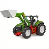 BRUDER traktors ar priekšējo iekrāvēju modelis BR-03451 – izturīgs rotaļu traktors ar kustināmu iekrāvēju