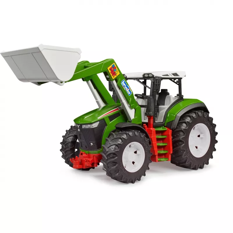 BRUDER traktors ar priekšējo iekrāvēju modelis BR-03451 – izturīgs rotaļu traktors ar kustināmu iekrāvēju