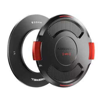 Objektīva pamatgredzens ar vāciņu Freewell FW-L1-BL55 55mm Real Locking VND sistēmai
