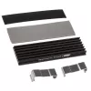 Heatsink Aqua-Computer kryoM.2 — alumīnijs/nerūsējošais tērauds, 70×24×9 mm