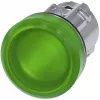 Siemens indikatora lampa, plakana, zaļa SIRIUS ACT 3SU1051-6AA40-0AA0 1 gab. (3SU1051-6AA40-0AA0)