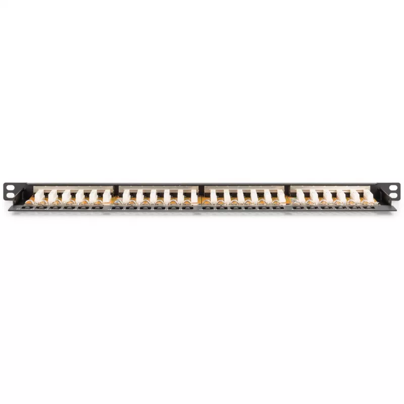 Patch Panel Digitus CAT 6 Class E High Density Shielded Melns