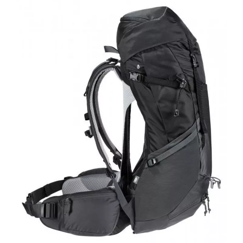 Mugursoma DEUTER Futura Pro 34 SL, sieviešu pārgājienu soma, 34 L, 1,56 kg, ventilācija, hidratācija 3 L, ķiveres stiprinājums, iekšējais tērauda rāmis