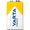 Baterija Varta ENERGY 9 V Alkaline — 9 V, 48.5 mm augstums, 46 g, 1 gab.