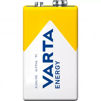 Baterija Varta ENERGY 9 V Alkaline — 9 V, 48.5 mm augstums, 46 g, 1 gab.