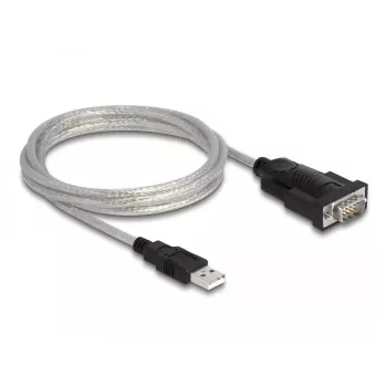 DeLOCK Adapteris USB 2.0 Type-A uz seriālo RS-232 D-Sub 9 + D-Sub 25