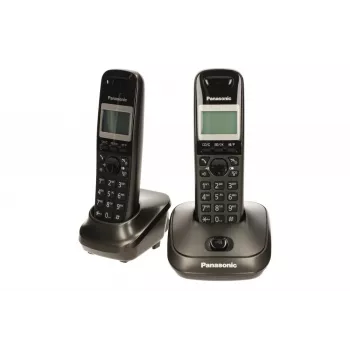 Panasonic KX-TG2512 DECT telefons Pelēks Zvanītāja ID
