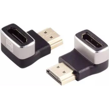 HDMI-A adapteris ShiverPeaks 10-01050 90° leņķis, atbalsta līdz 8K