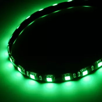 Iekštelpu LED gaismas sloksne BitFenix Alchemy 2.0 120 mm, zaļa, 6 gaismas diodes, PVC/PU/Varš