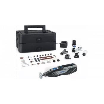 Rotējošs instruments Dremel F0138250JF 130 W ar maināmu ātrumu, kompakts rokas instruments griešanai, slīpēšanai, pulēšanai