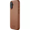 Mujjo Full Leather Case MagSafe vāciņš priekš iPhone 17 Brown
