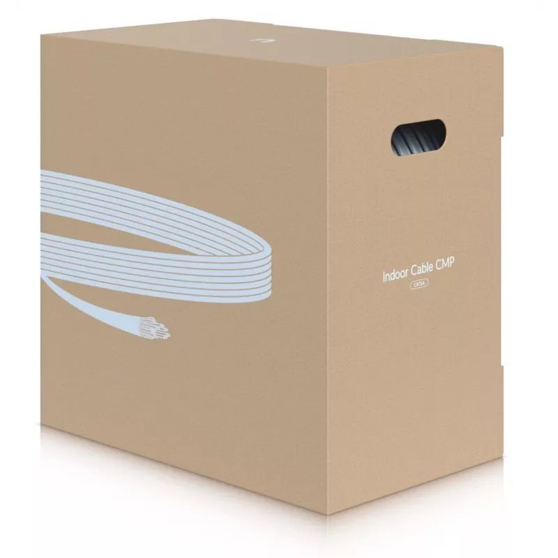 Tīkla kabelis Ubiquiti UACC-Cable-C6A-CMP U/UTP Cat6a 305 m Balts