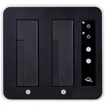 ∆OWC Drive Dock with USB-C (USB 3.1 Gen 2) Dual Drive Bay Solution