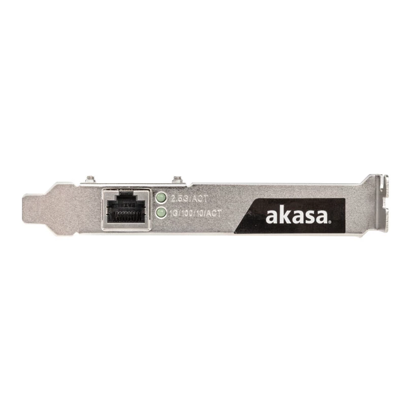 Akasa AK-PCCE25-01 - Iebūvēts - Vadu - PCI Express - Ethernet - 2500 Mbit/s