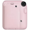 Momentfoto kamera Fujifilm Instax Mini 12 Rozā — attēls 86×54 mm, filma 62×46 mm, fokusa attālums 60 mm