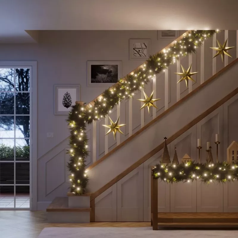 Viedās svētku virtenes NANOLEAF 1D sākuma komplekts 250 LED 20 m IP44 (NF084K02-20XLS)