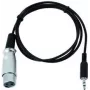 DMX adapteris EUROLITE 51916210, 3,5 mm TRS uz XLR, 1 m kabelis