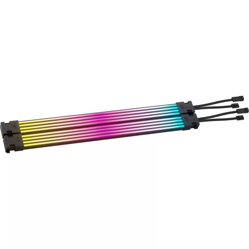 iCUE ARGB PSU kabeļu sloksnes, LED lentes 2x 240 mm, barošanas blokam - kabelis