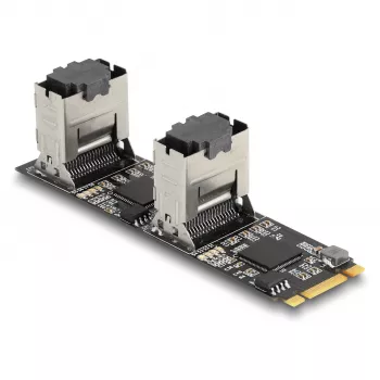 DeLOCK pārveidotājs M.2 2280 Key B+M vīrišķais uz 8 x SATA