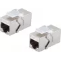 Keystone RJ45 Connector ShiverPeaks CAT6A STP, 2 gab.