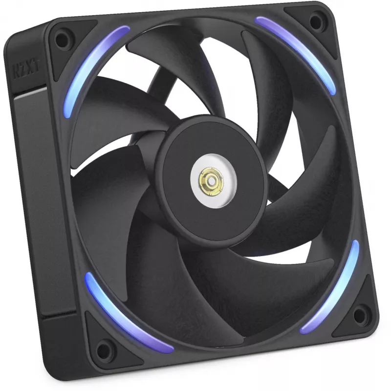 NZXT F120X 120mm korpusa ventilators - melns