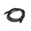 USB kabelis LANBERG CA-USBE-20CC-0015-BK USB-C uz USB-C 1.5 m, USB 3.2 Gen 1 (5 Gbit/s), zelta pārklājuma kontakti, melns
