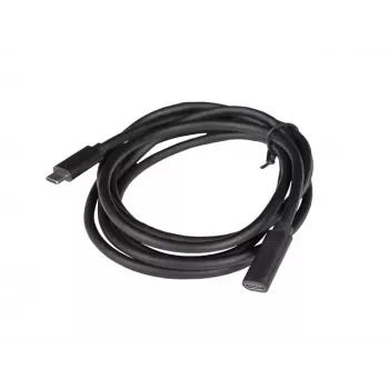 USB kabelis LANBERG CA-USBE-20CC-0015-BK USB-C uz USB-C 1.5 m, USB 3.2 Gen 1 (5 Gbit/s), zelta pārklājuma kontakti, melns