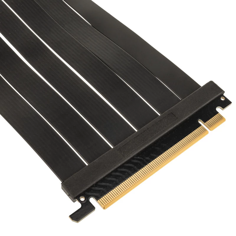Kolink PCI Express 5.0 x16 uz x16 paaugstināšanas kabelis, 90 grādi, melns – 30 cm