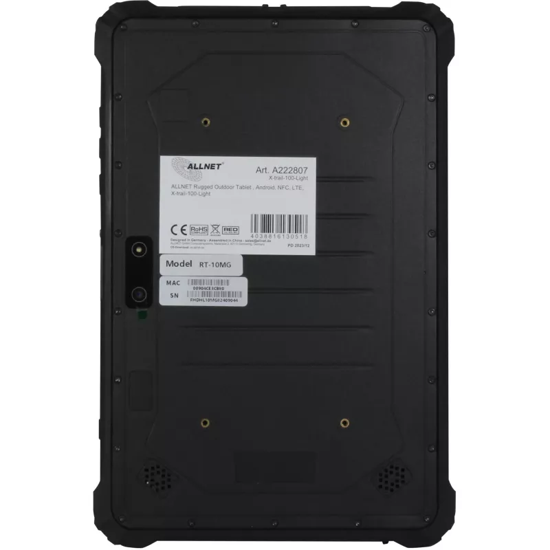 ALLNET Izturīgs āra planšetdators 10 collas 8GB 128GB Android NFC LTE X-trail-100-Light (X-trail-100-Light)
